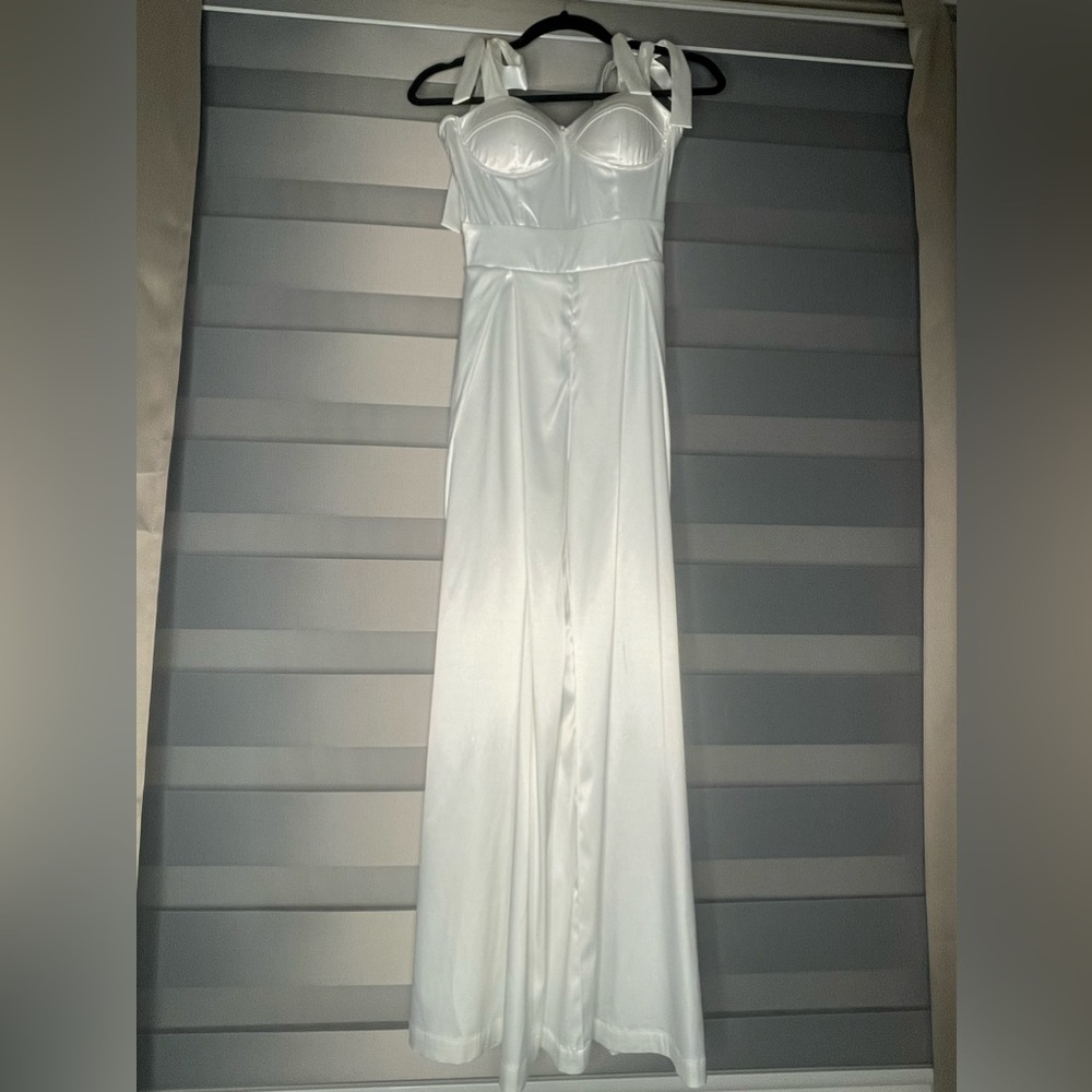 Fashion Nova Satin Jumpsuit